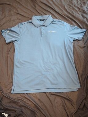 Levelwear The Players Championship Blue Golf Polo XL Athletic Performance Shirt